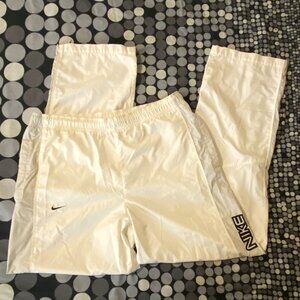 Nike White Windbreaker Pants